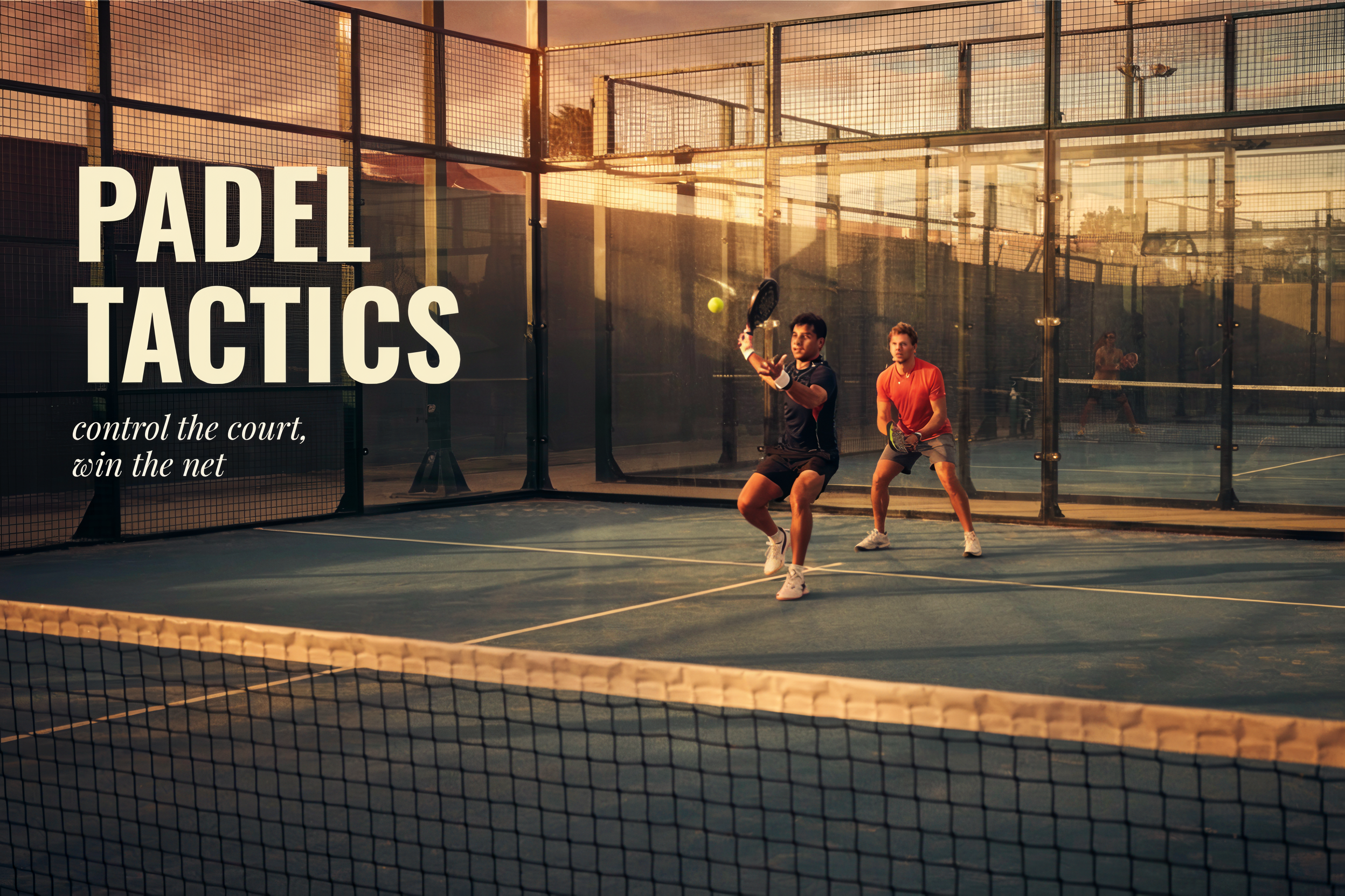 Padel tactics: control the court, win the net
